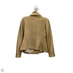 Blazer Luxury Designer By Chanel In Gold, Size: M