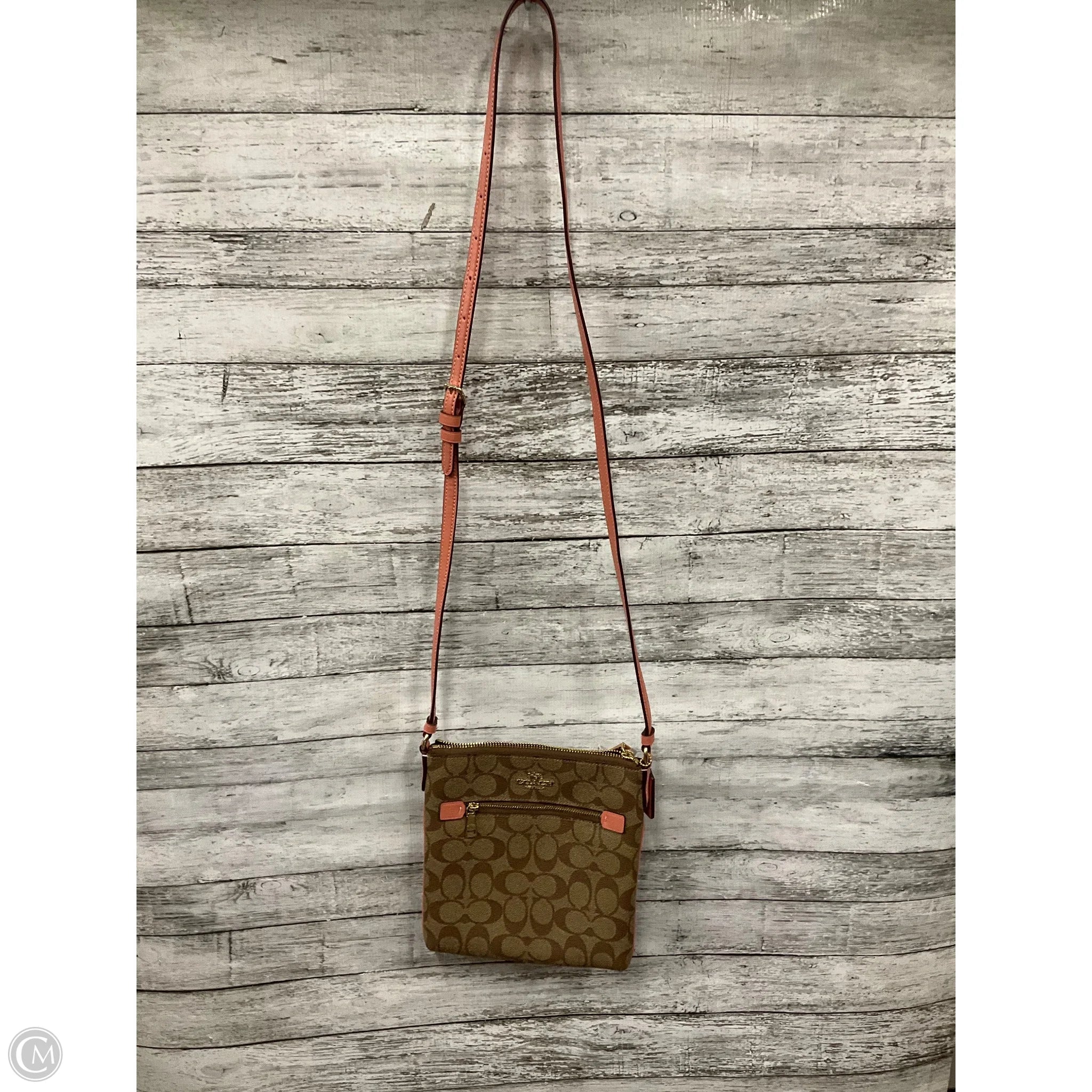 Crossbody Designer By Coach, Size: Medium