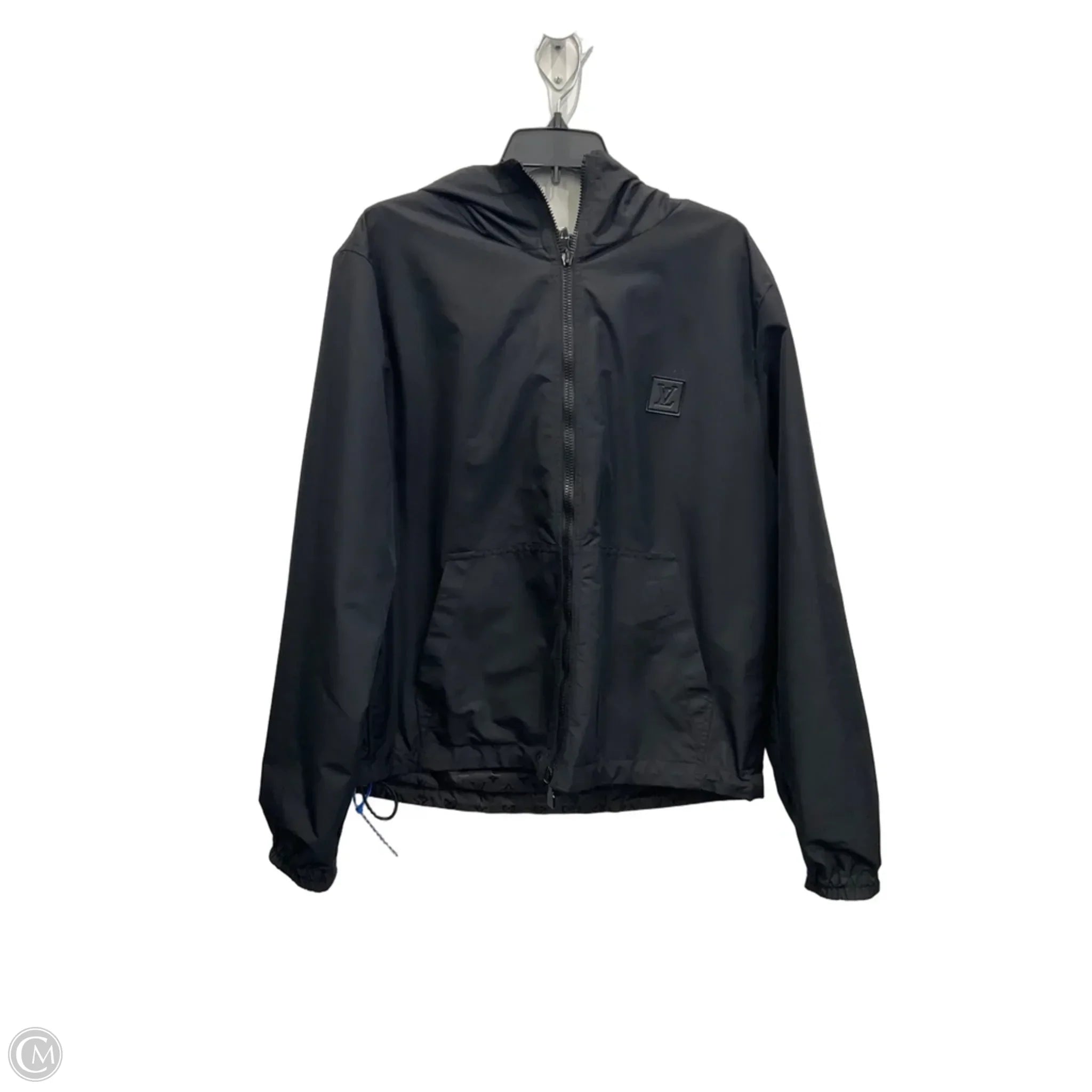 Jacket Luxury Designer By Louis Vuitton In Black, Size: Xl