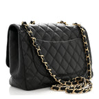 Caviar Quilted Jumbo Single Flap Black