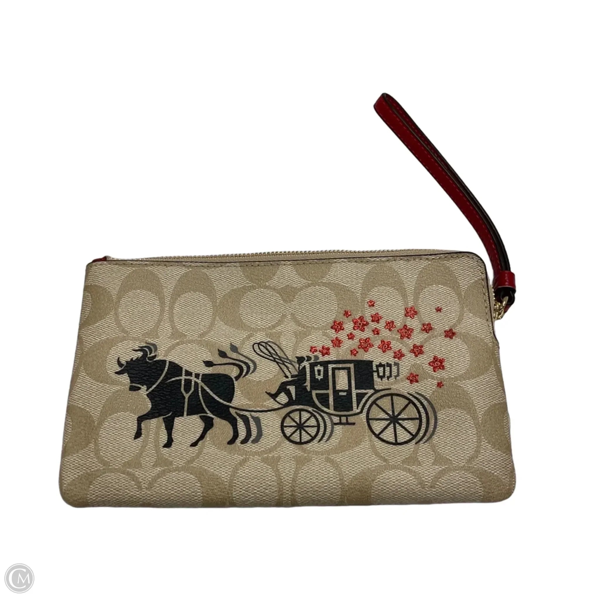 Wristlet Designer By Coach, Size: Small
