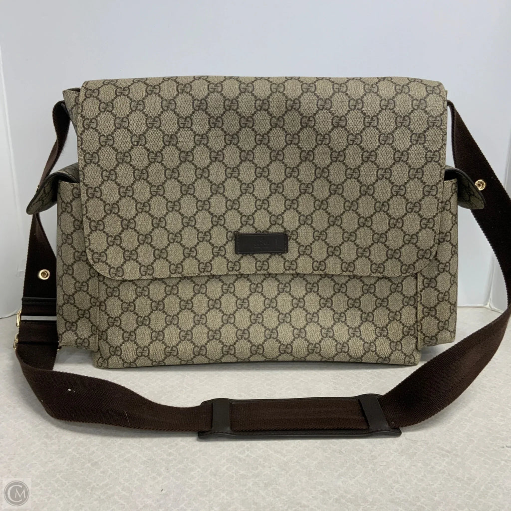 Diaper Bag Luxury Designer By Gucci, Size: Large