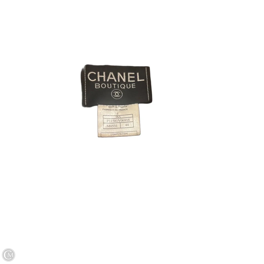 Blazer Luxury Designer By Chanel In Brown, Size: Xl