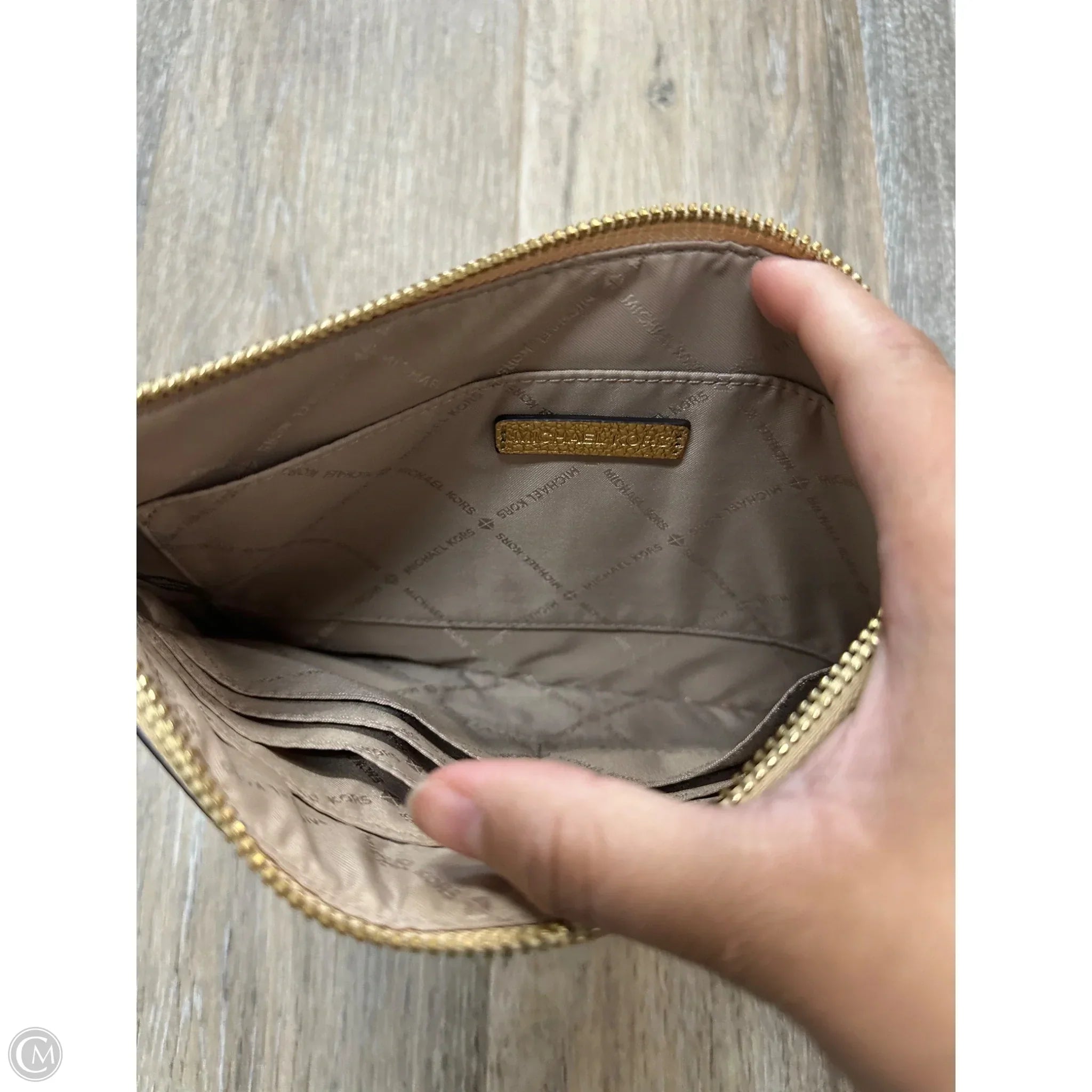Clutch Designer By Michael Kors, Size: Large