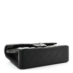Lambskin Quilted Small Double Flap Black