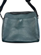 Handbag Designer By Coach In Black & Green, Size:Medium
