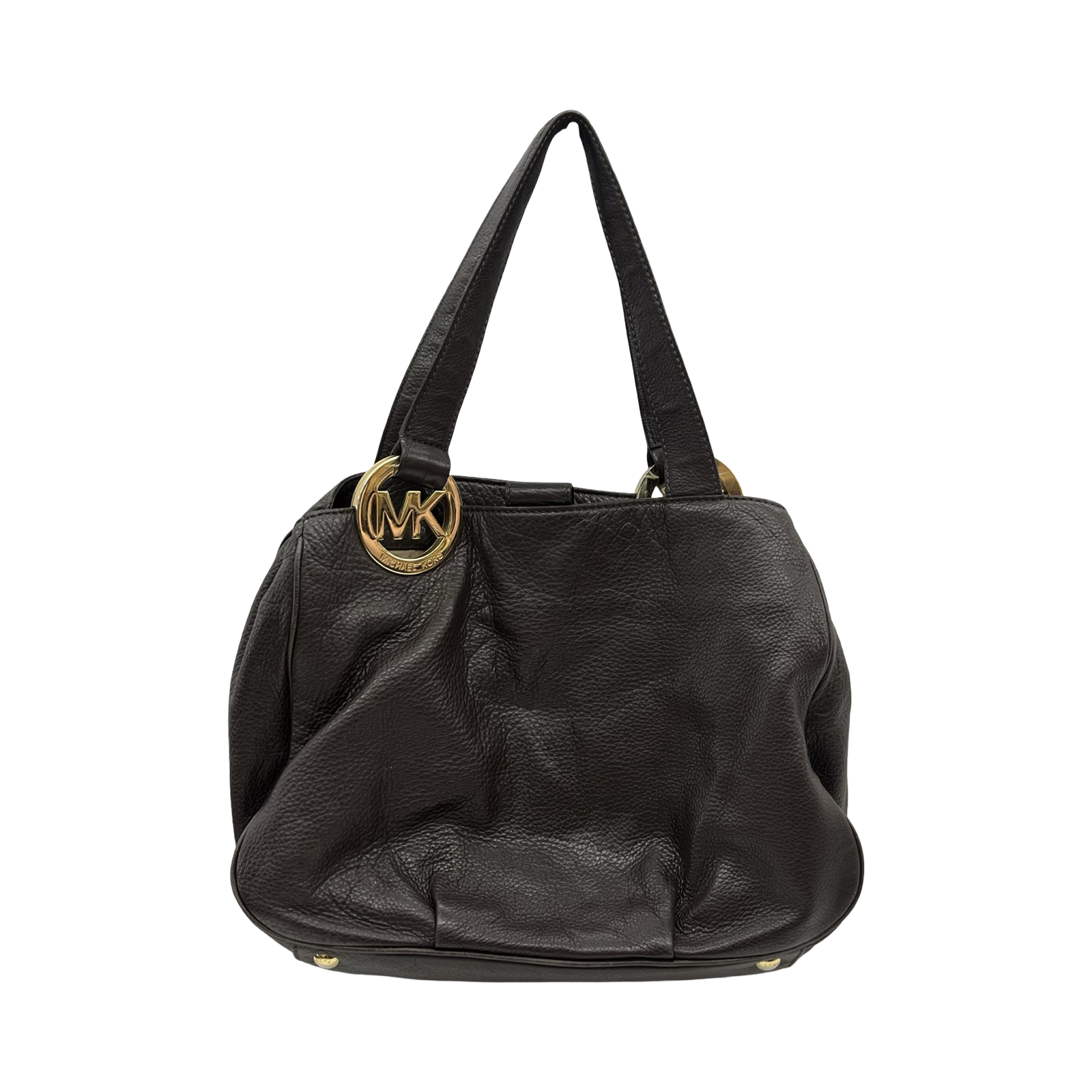 Handbag Designer By Michael Kors In Brown, Size:Large