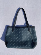 Handbag Designer By Coach In Blue, Size:Large / as is