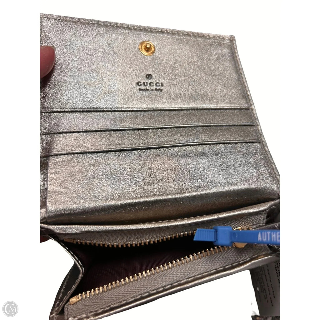 Wallet Luxury Designer By Gucci, Size: Small