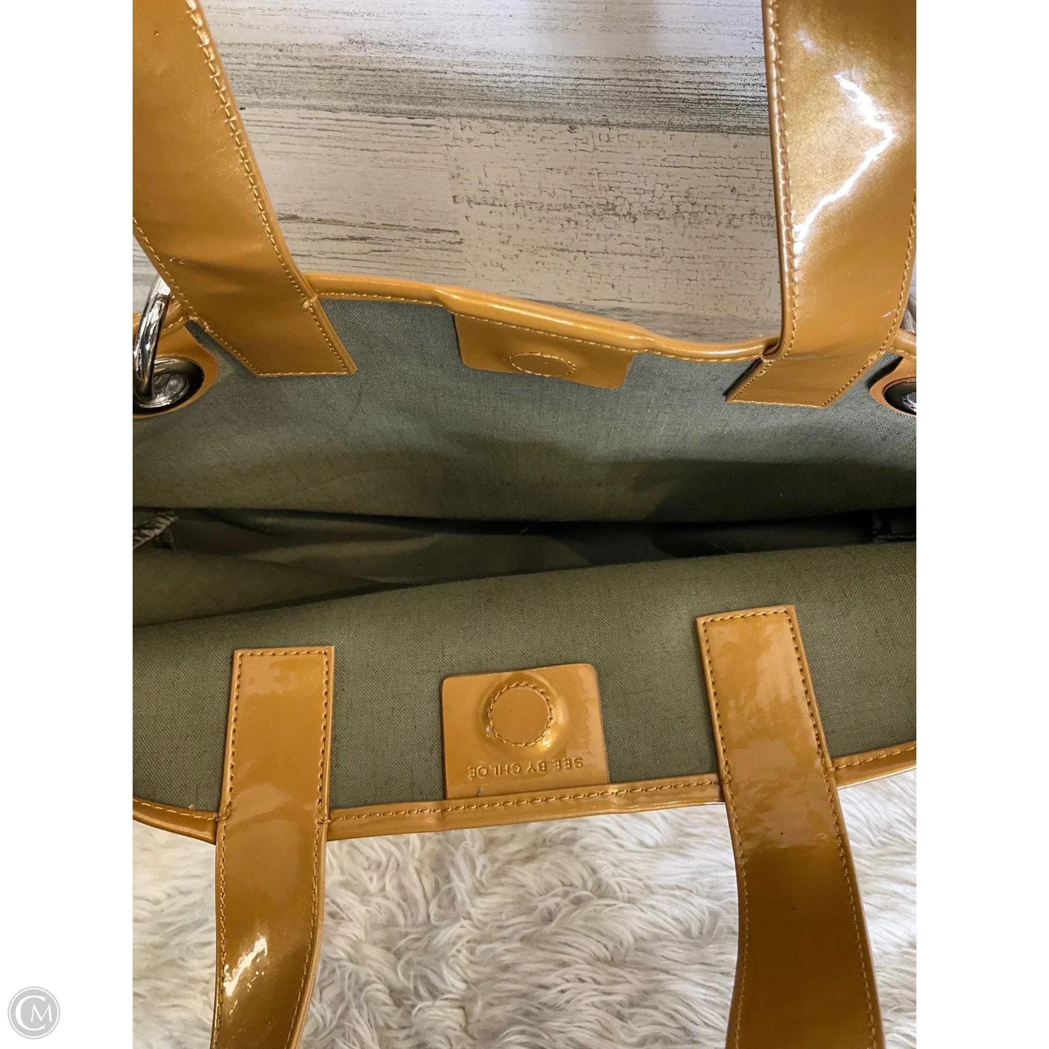 Tote Luxury Designer By Chloe, Size: Large