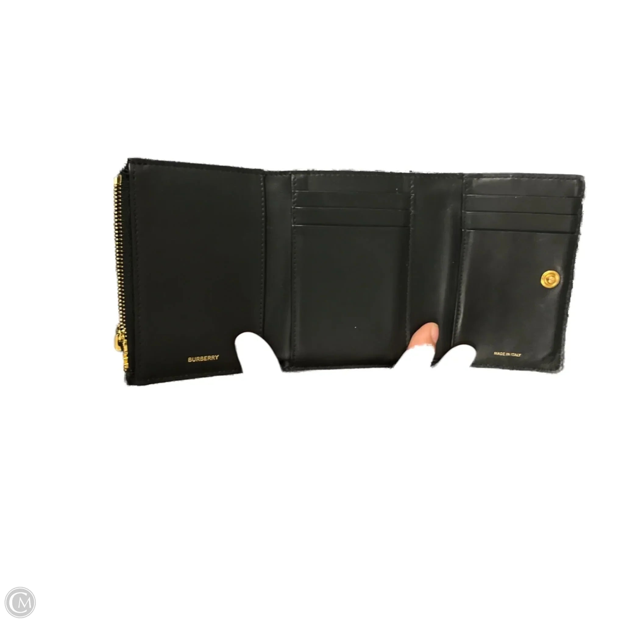 Wallet Luxury Designer By Burberry, Size: Medium