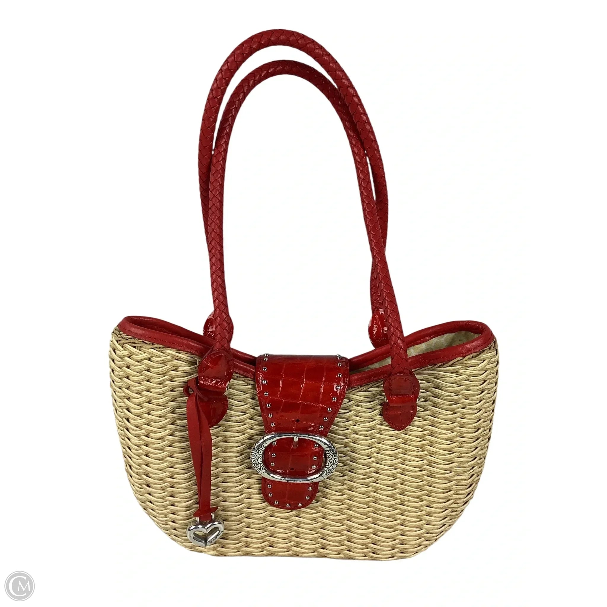 Handbag Leather By Brighton, Size: Small