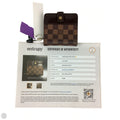 Wallet Luxury Designer By Louis Vuitton, Size: Small (as is)