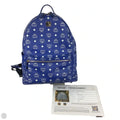 Backpack Luxury Designer By Mcm, Size: Large (As is)