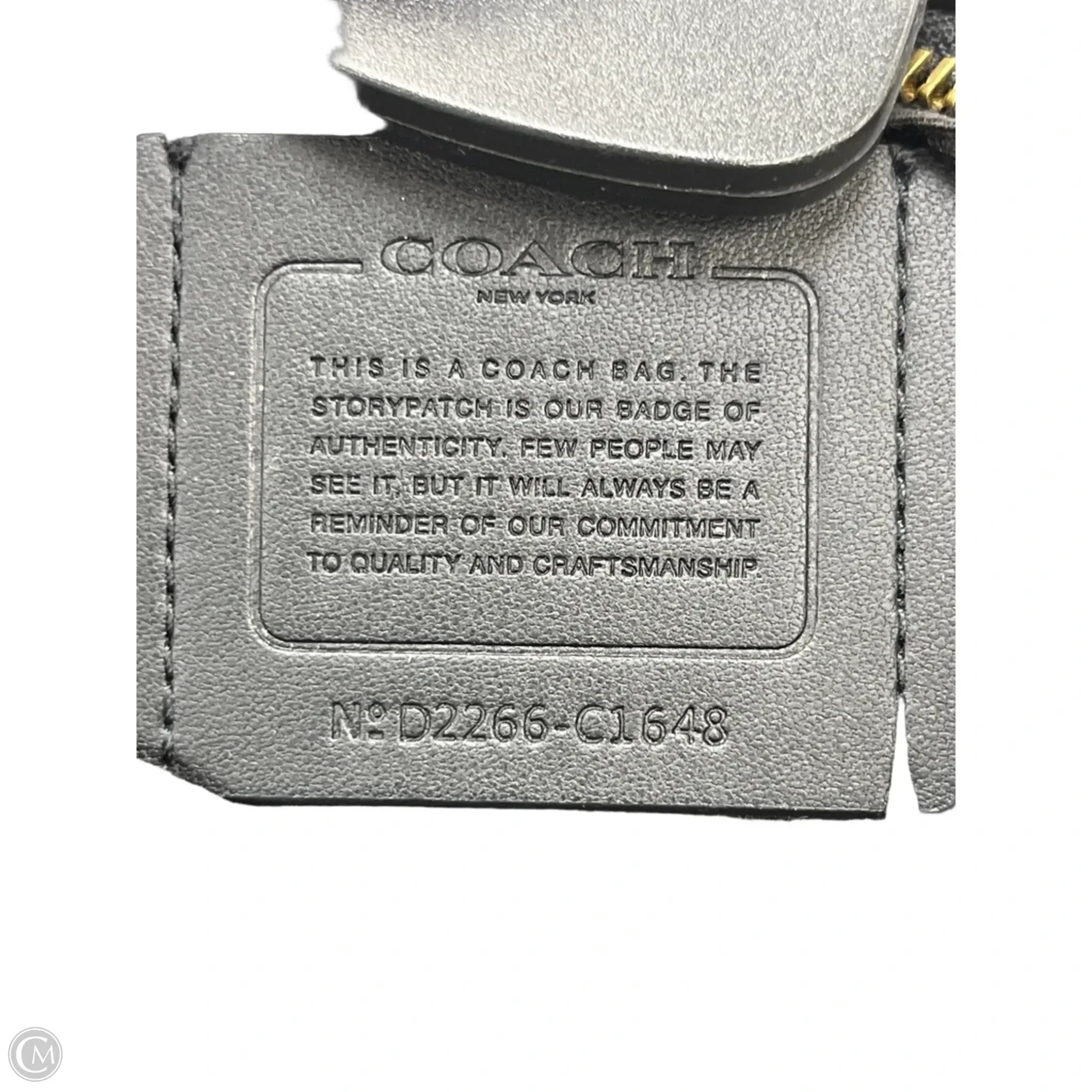 Crossbody Designer By Coach, Size: Medium