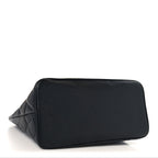 Caviar Quilted Medallion Tote Black