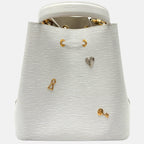 Neo Noé Love Lock White Epi Leather Bag