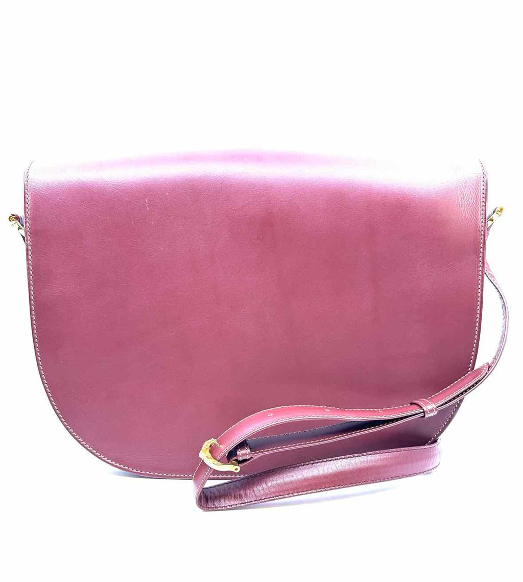 CARTIER Burgundy Handbag
