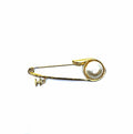 CHANEL Gold Brooch