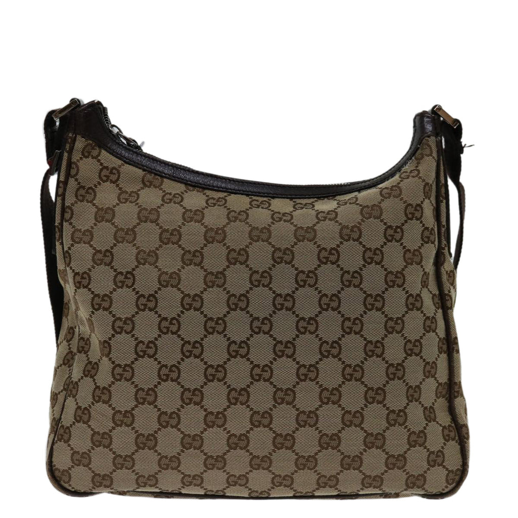 Gucci Gg Canvas Brown Canvas Shoulder Bag (Authentic Pre-Loved)