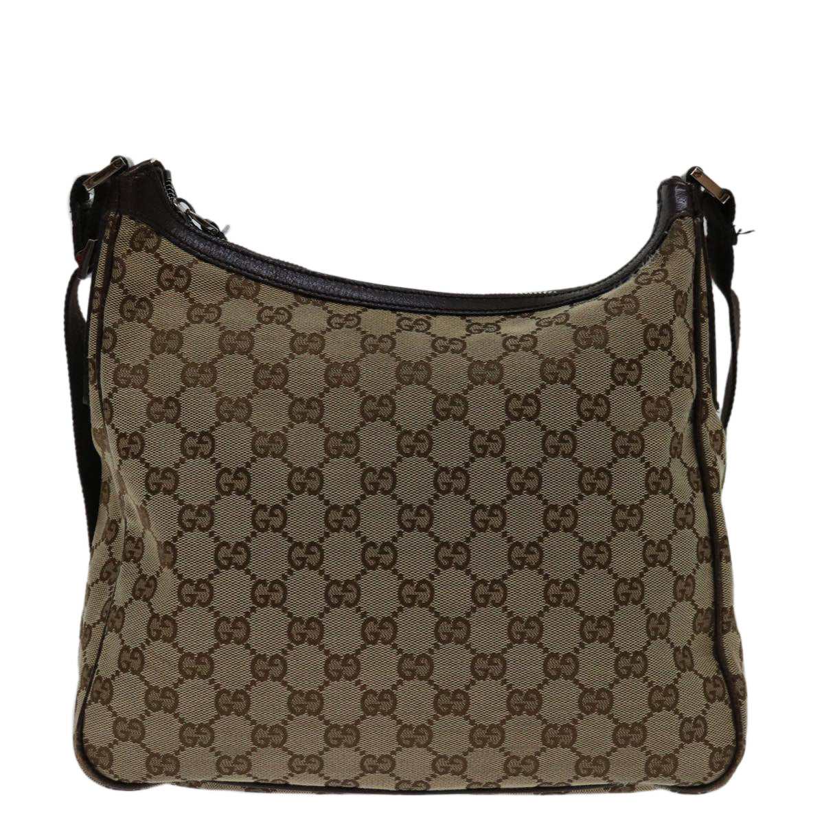 Gucci Gg Canvas Brown Canvas Shoulder Bag (Authentic Pre-Loved)