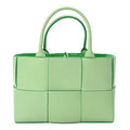 Nappa Maxi Intrecciato Medium Arco Tote  Pistachio Parakeet