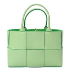 Nappa Maxi Intrecciato Medium Arco Tote  Pistachio Parakeet