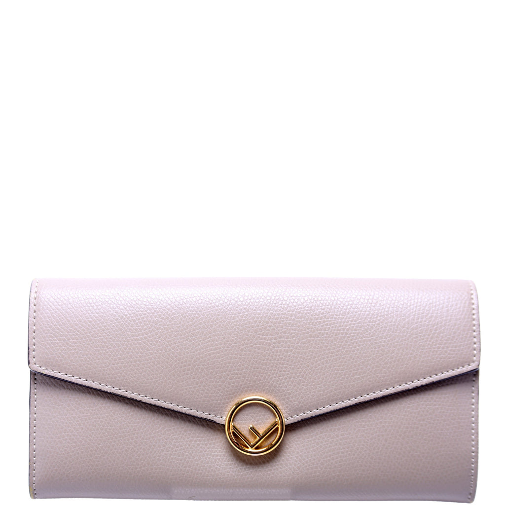 8M0251 F Is Fendi Flap Wallet Taupe