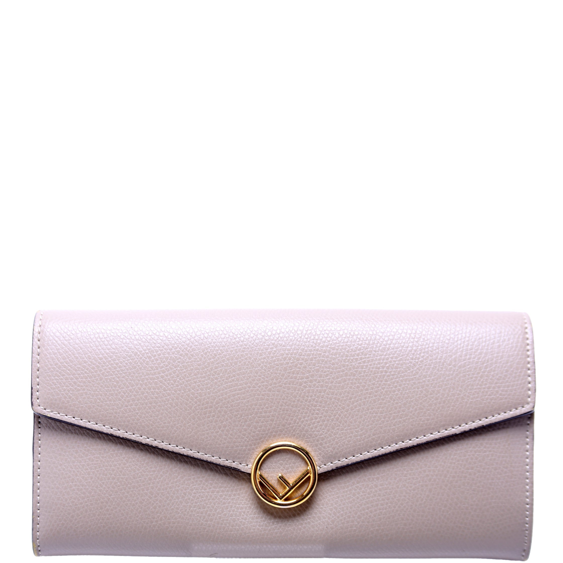 8M0251 F Is Fendi Flap Wallet Taupe