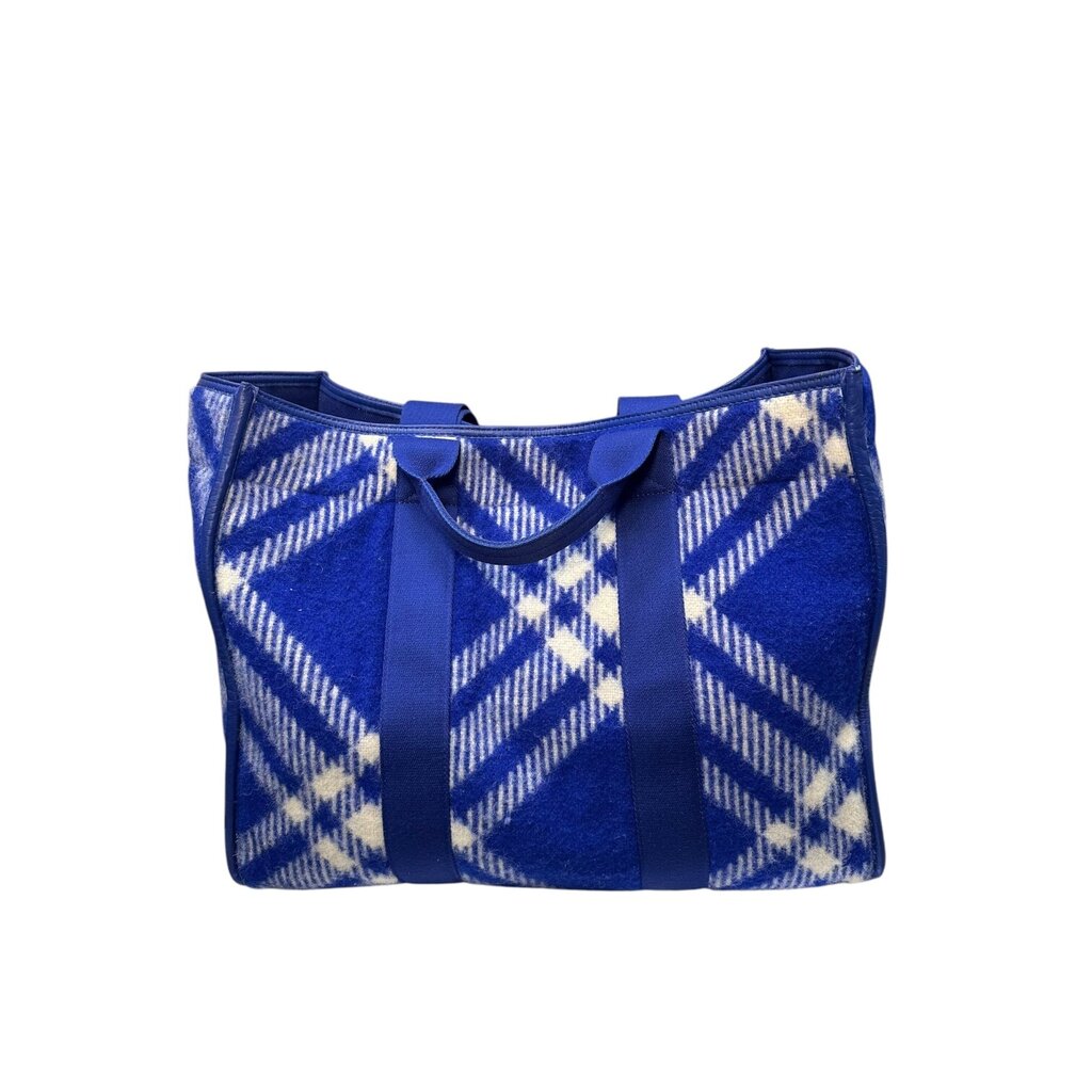 Burberry Wool Check Blue