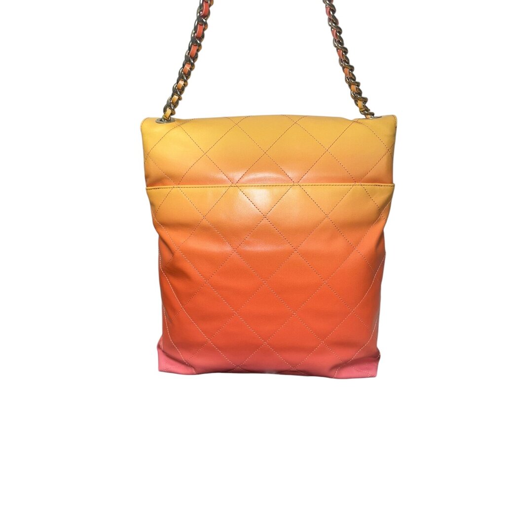 Chanel Hobo Flap Limited Edition Lambskin Ombre Large