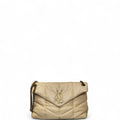 Saint Laurent YSL Loulou Puffer Shoulder Bag Jaune Pa Medium