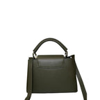 Louis Vuitton Capucines Top Handle Leather Bag Green BB