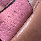 Gucci Padlock Berry Metallic Crossbody Pink