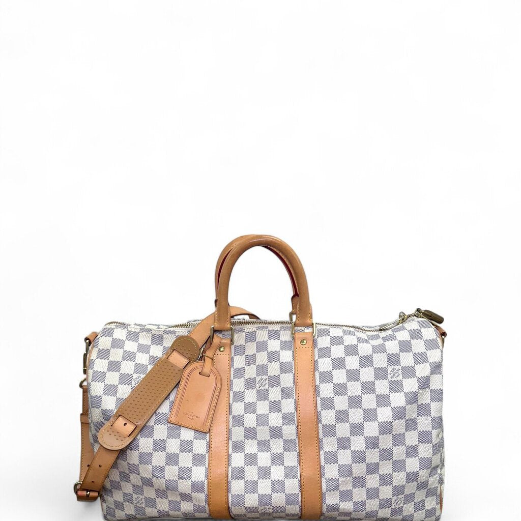 Louis Vuitton Keepall Bandouliere Damier Azur 45