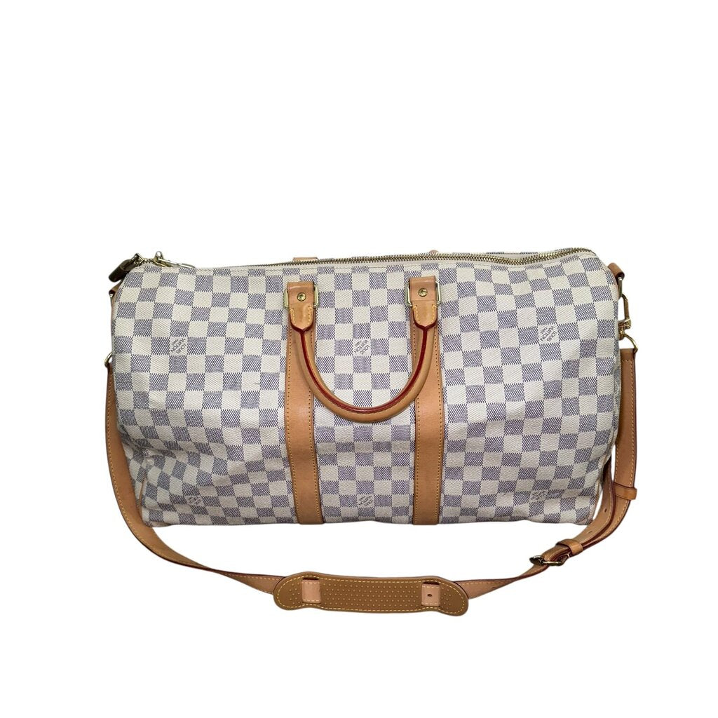Louis Vuitton Keepall Bandouliere Damier Azur 45