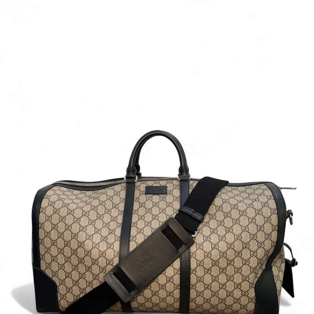Gucci Supreme Duffle Black Large