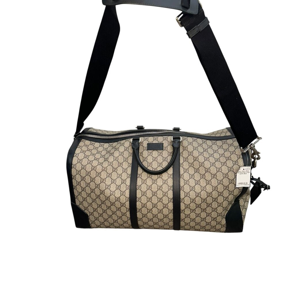 Gucci Supreme Duffle Black Large