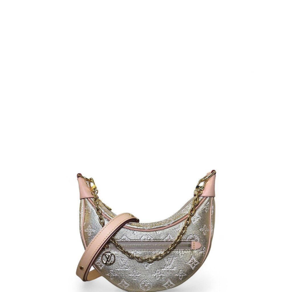 Louis Vuitton Monoglam Loop Shoulder Bag Gold PM