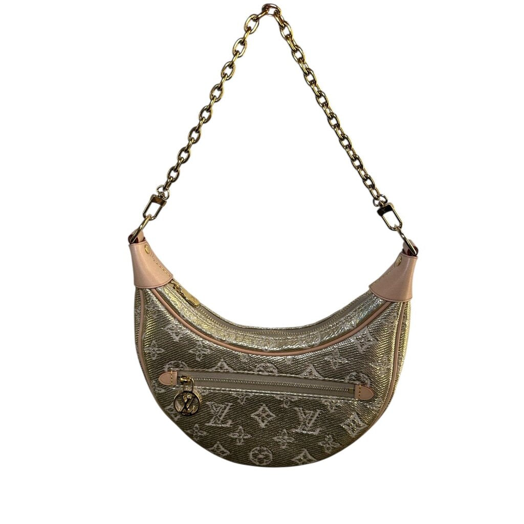 Louis Vuitton Monoglam Loop Shoulder Bag Gold PM