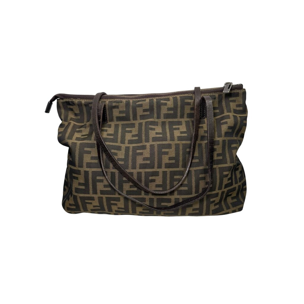 Fendi Zucca Nylon Tote Monogram