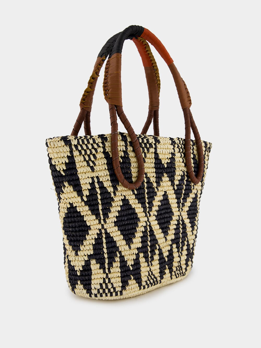 Medium Oval Patterned Bag