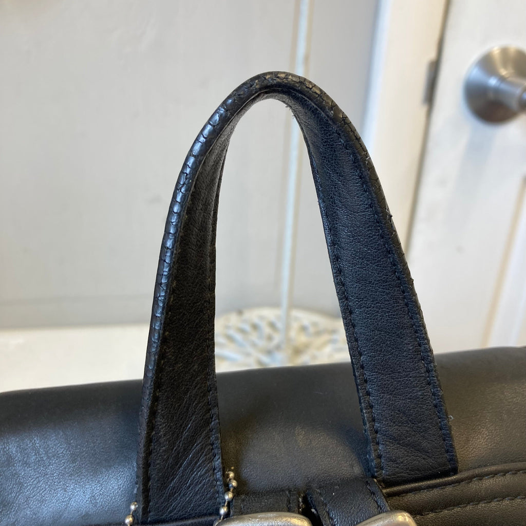 Backpack Designer By Coach In Black, Size:Medium