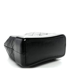 Aged Calfskin Quilted Small Gabrielle Backpack Black