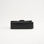 Chanel Vintage Timeless Small Double Flap Lamb Black 1991