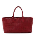Lambskin Intreccio Medium Cabat Rust