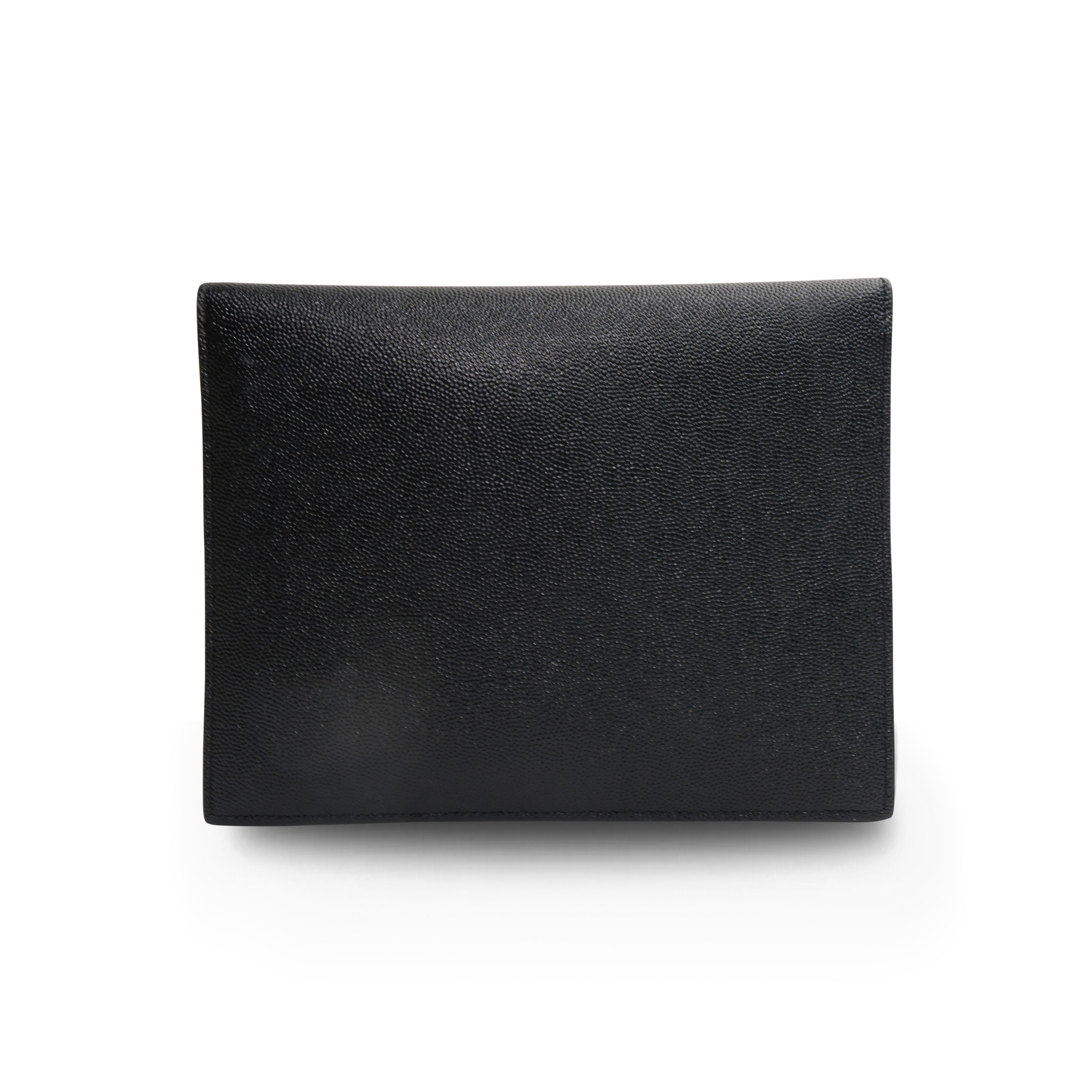 Saint Laurent Monogram Leather Envelope Pouch