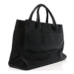 Caviar Medium Cerf Executive Shopper Tote Black