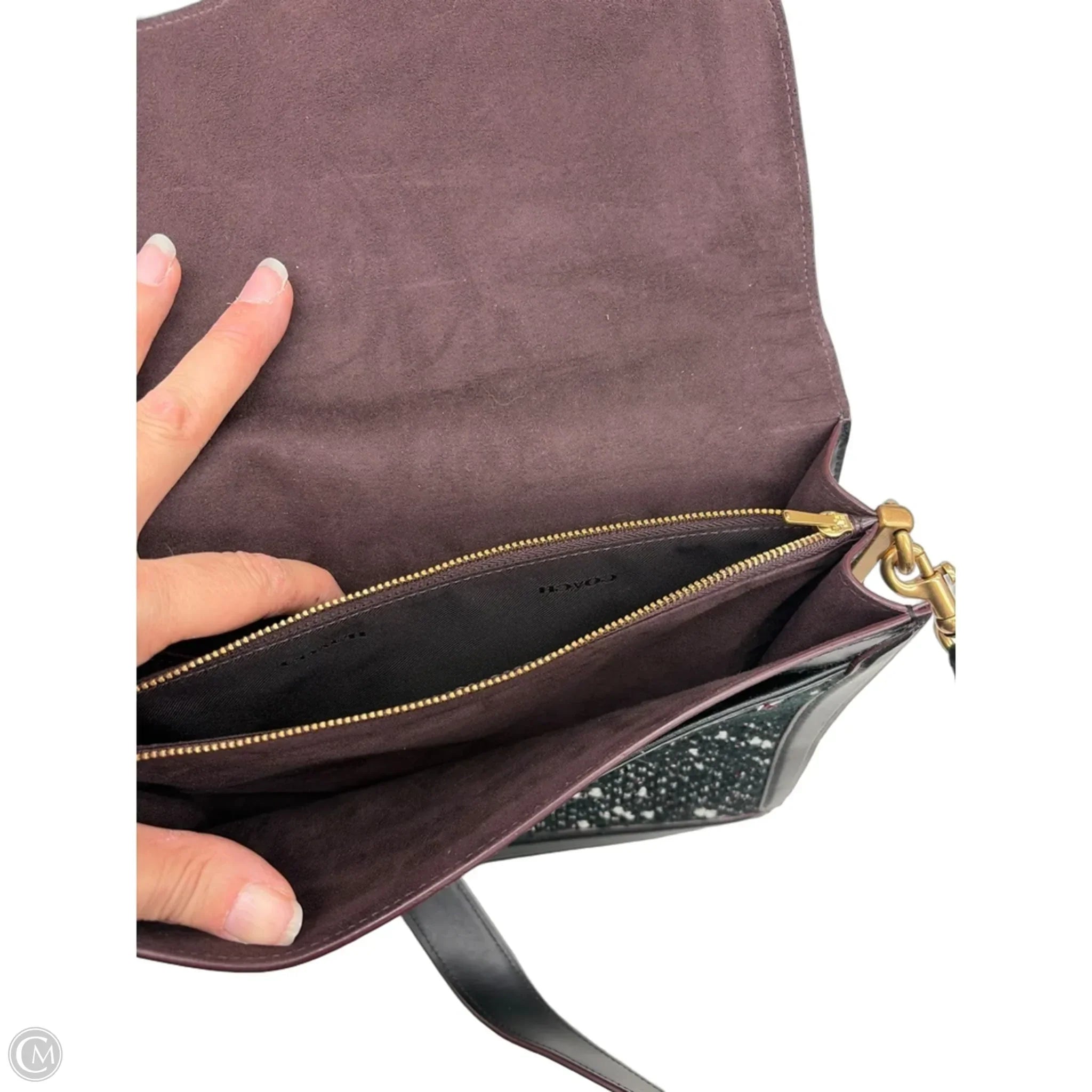 Crossbody Designer By Coach, Size: Medium