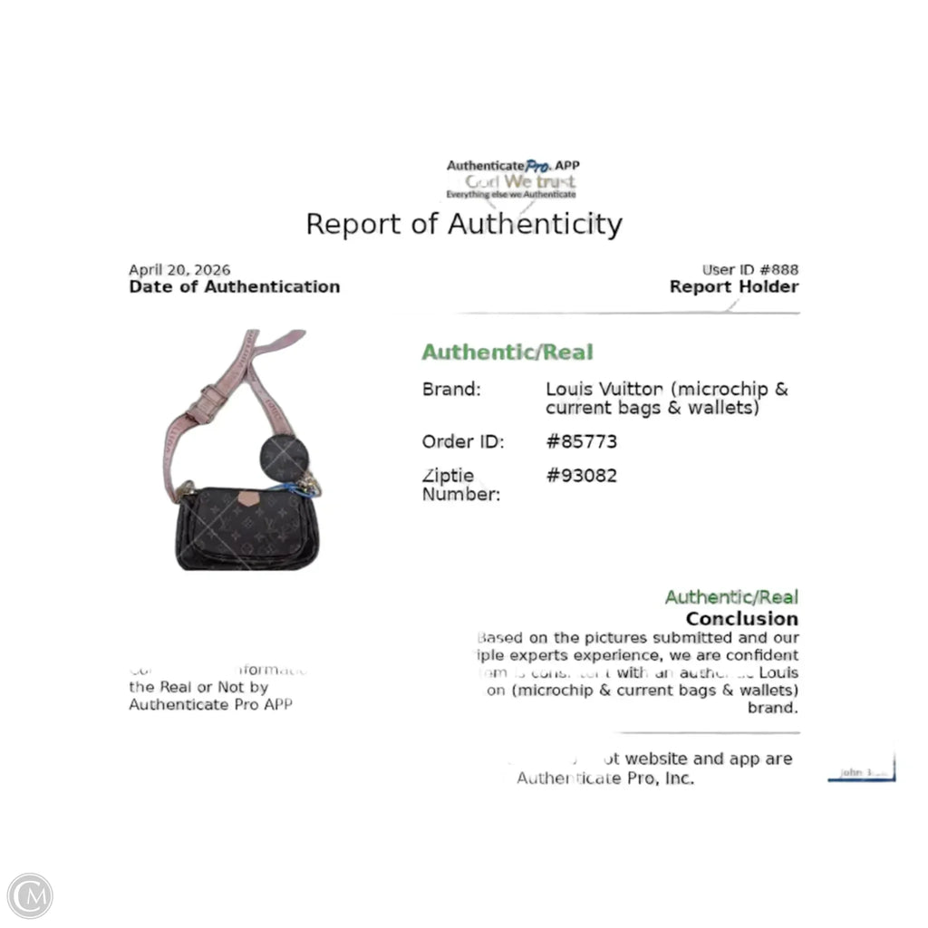 Crossbody Luxury Designer By Louis Vuitton, Size: Medium
